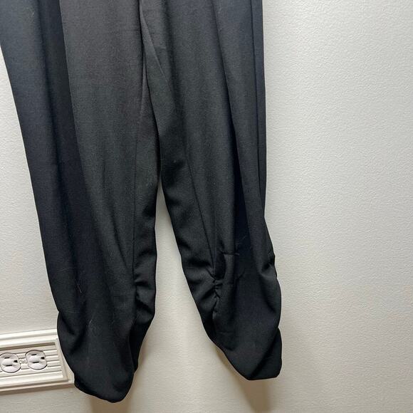 Design Lab Women's Black Jumpsuit Size Large Sleeveless Layered Pockets Flowy - Picture 4 of 10